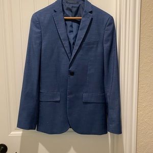 Blue men’s suit